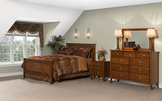 Amish-made bedroom furniture